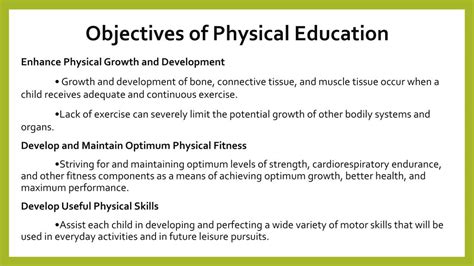 How Many Objectives of Physical Education Are There? Exploring the Multifaceted Goals of Physical Education